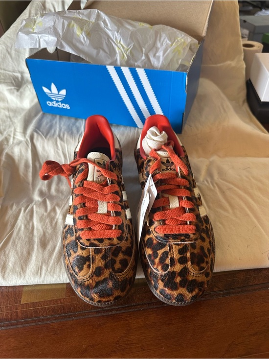 adidas Shoes - NEW adidas Samba OG  Red Leopard Women’s Sneakers Size 5.5
